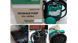 WILO PD300 Polypropylene Dewatering Submersible Pump Rain Water Dewatering Pumps Waste Water Pumps [upl. by Eimirej]