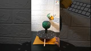 Geostationary satellite working model science project for exhibition  Exhibition model for school [upl. by Ernestine446]