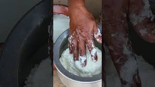 Fresh Butter and Lassi Making in Breakfast by a Waman  Brown Sugar with Butter amp Oily Paratha [upl. by Seiber]