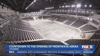 Countdown to the opening of Frontwave Arena [upl. by Jermayne413]