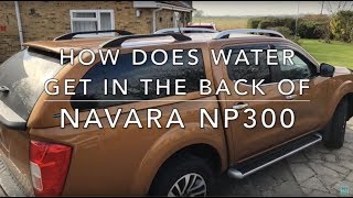 Nissan Navara Why water leaks into the pickup bed [upl. by Ingaberg]