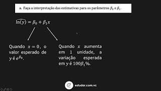 Econometria  Regressão Linear Simples  Exercício 6a Teste t [upl. by Kirimia]