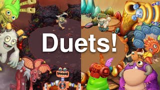 Earth Island X Amber Island Duets and a Trio My Singing Monsters [upl. by Johnette582]