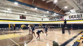 2024 Levittown Division vs Jericho Girls Varsity Volleyball Set 1  Part 2 of 2 [upl. by Rosette]