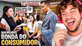 A GERENTE DA ACADEMIA FICOU PTA E O BEN MENDES SE EXALTOU  React Ronda do Consumidor [upl. by Viole]