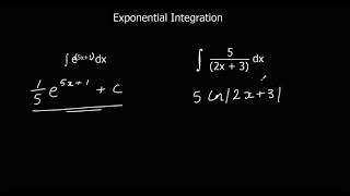 Exponential Integration [upl. by Ahsinnek662]