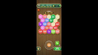 Hexa Block Puzzle by Big Cake Group Limited  free offline merge puzzle game  Android  gameplay [upl. by Ssilb]