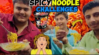 Spicy Noodle eating challenge  Nadir vlog [upl. by Attemaj]