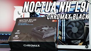 NOCTUA NHL9i chromaxblack LOW PROFILE COOLER  review [upl. by Frame]