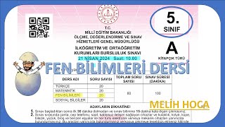 2024 5 Sınıf Bursluluk SınavıFen Bilimleri [upl. by Ruskin]