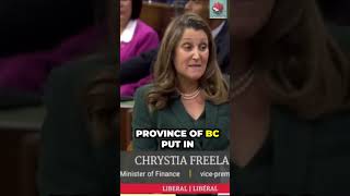 Baloney answer from Christia Freeland [upl. by Filmer]