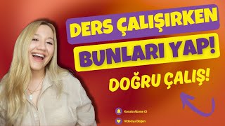 DERS ÇALIŞIRKEN YAPILAN HATALAR  Nasıl Değişebilirsin [upl. by Erimahs]