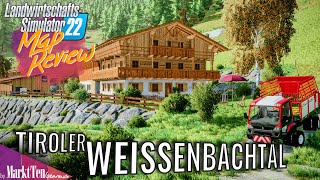 LS22 Map  TIROLER WEISSENBACHTAL – Eine spektakuläre Berg Map  Landwirtschafts Simulator 22 [upl. by Jessi]