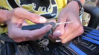 Abus No 5540 Padlock Picked Open [upl. by Ecyoj]