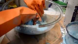 How to Dip Dye Tshirts with Acrylic Paint No Stiff Ts Method 3 [upl. by Summons811]