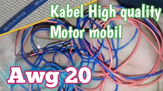 Kabel AWG20 high quality tinned Projects elektronik kelistrikan motor mobil [upl. by Kingsly409]