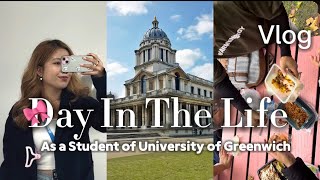 A day in my life as a University Student  University of Greenwich 🇬🇧 Vlog [upl. by Yelena]