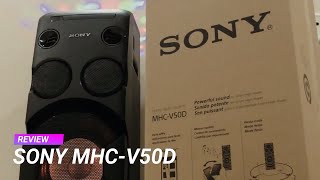 Sony MHC V50D review  जबरदस्त ऑडियो सिस्टम [upl. by Anul]