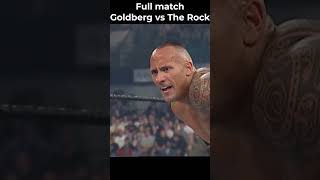 WWE Full Match Goldberg vs The Rock wwe wwesuperstar trandingshorts [upl. by Enirehtac916]