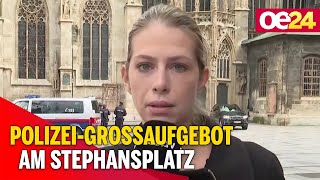 PolizeiGroßaufgebot am Stephansplatz [upl. by Kovar192]