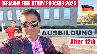 Germany Free Study Ausbildung Process 2025  Vocational Training  Visa  Application  Salary  Law [upl. by Nemaj]