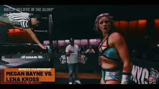 Megan Bayne vs Lena Kross HIGHLIGHTS  HOG Believe In The Glory  092924 [upl. by Bathsheeb]