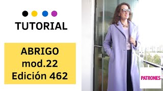 Tutorial Patrones 462 Abrigo Mirto [upl. by Eenahpets]