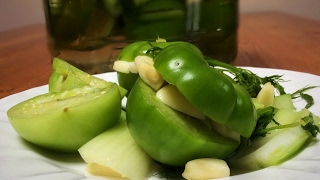 FERMENTED SALTED GREEN TOMATILLOS Video 13 [upl. by Ajiak]