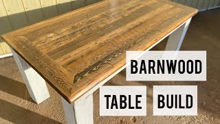 How to build a barnwood table with a plywood core [upl. by Palumbo]