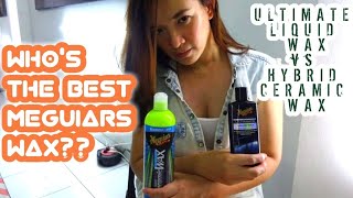 MEGUIARS ULTIMATE LIQUID WAX VS HYBRID CERAMIC LIQUID WAX [upl. by Trust]