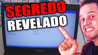 SEGREDO PARA DAR O BOOT E FORMATAR NOTEBOOK POSITIVO UNIQUE QUE VEM COM WINDOWS 8 [upl. by Inafit]