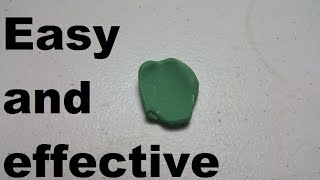 Smoothing sculpey and polymer clay  Easy to do [upl. by Gretel]