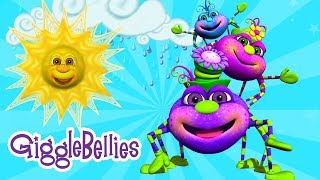 Incy Wincy Spider  Nursery Rhymes amp Kids Songs GiggleBellies [upl. by Nalani]