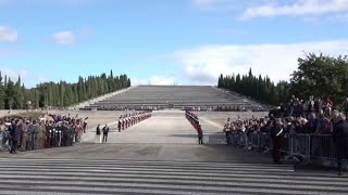 4 novembre Lorenzo Fontana al sacrario di Redipuglia [upl. by Gottuard809]