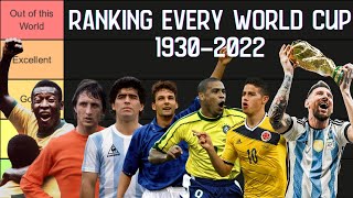 Ranking EVERY WORLD CUP 19302022 [upl. by Yleak]