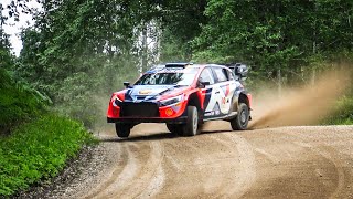 Thierry Neuville Hyundai i20 N Rally1 Hybrid  Pre Event Test Rally Poland 2024 [upl. by Mclaughlin]