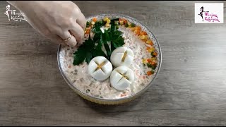 Najpopularnija salata za sva slavlja tačne mere – Ruska salata Olivier’s salad Салат Оливье ❤️ [upl. by Tomlin]