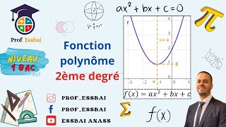 1 bac smsc ex généralités sur les fonctions 2 fonctions usuelles  polynôme du 2 ème deg [upl. by Nalod296]