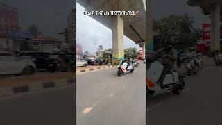 17 Lakhs worth bmw ce04 electric scooter first time on Kerala roads🚀 [upl. by Ahseit]