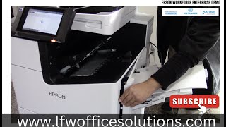 Epson WorkForce Enterprise Product Demo with Client [upl. by Anialram374]