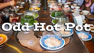 Strange Restaurant Conveyor Belt Hot Pot In Hanoi [upl. by Hauhsoj]