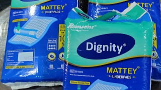 Dignity Mattey Underpads [upl. by Hsreh]