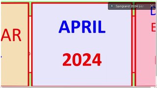 Desi Date Calendar April 2024  Desi Month Date Today  Desi Month Date Today 2024 [upl. by Bertle]