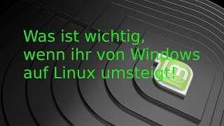 Umstieg von Windows zu LInux [upl. by Aisor844]