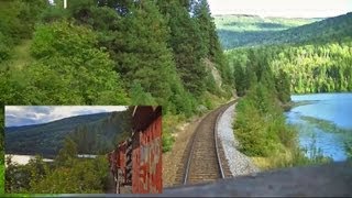 Kootenay Valley Railway Canadian Pacific Cabride  Trail to Nelson BC on an SD402 [upl. by Nylrebma]