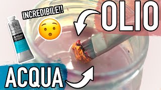 COLORI A OLIO SOLUBILI IN ACQUA 🤯 Come funzionano Dipingere un ritratto tutorial recensione Artisan [upl. by Brunhilda]