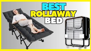 Top 5 Best Rollaway Folding Bed With Mattress 2023 Space Saving Fold Up Bed [upl. by Atiuqat]