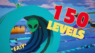 FORTNITE  150 LEVEL OBBY PARKOUR [upl. by Aisset805]