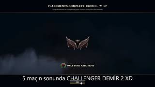 CHALLENGER RANK 1 KATARINA UNRANKED TO CHALLENGER 1 [upl. by Atiner]