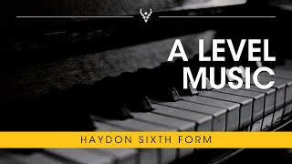 Haydon School  A Level Music [upl. by Korney]